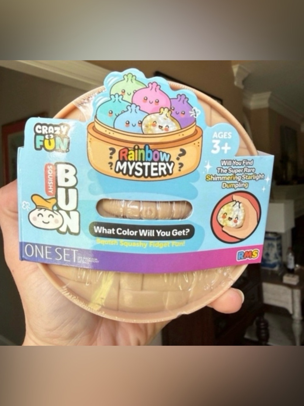 Crazy Fun Rainbow Mystery Squishy Bun. What Color Will You Get?